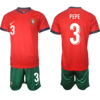 Kupiti-Prodajo-Moski-Nogometni-dresi-Portugalska-Domaci-Euro-2024-rdeca-zelena-Pepe-3
