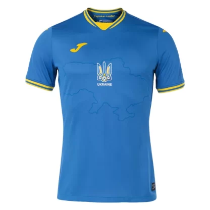Najcenejsi-Nogometni-dresi-reprezentance-Ukrajina-Gostujoci-Euro-2024-modra-Kratek-Rokav