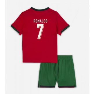 Najcenejsi-Otroski-Nogometni-dresi-kompleti-Portugalska-Domaci-Euro-2024-Cristiano-Ronaldo-7