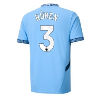 Kupiti-Prodajo-Moski-Nogometni-dresi-Manchester-City-Domaci-2024-25-modra-Kratek-Rokav-Ruben-Dias-3
