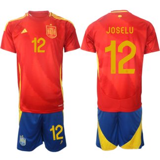 Kupiti-Novo-Poceni-Moski-Nogometni-dresi-kompleti-Spanija-Domaci-Euro-2024-Joselu-12