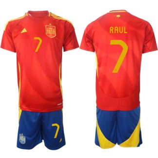 Kupiti-prodajo-Moski-Nogometni-dresi-kompleti-Spanija-Domaci-Euro-2024-Raul-7