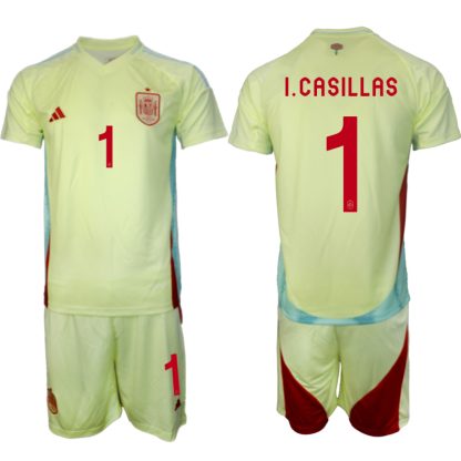 Poceni-Replika-Originalni-Moski-Nogometni-dresi-kompleti-Spanija-Gostujoci-Euro-2024-Iker-Casillas-1