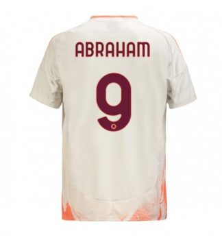 Kupiti-Novo-Poceni-Moski-Nogometni-dresi-AS-Roma-Gostujoci-2024-25-bela-Tammy-Abraham-9