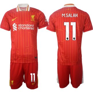 Kupiti-prodajo-Moski-Nogometni-dresi-kompleti-Liverpool-Domaci-2024-25-Rdeca-Mohamed-Salah-11