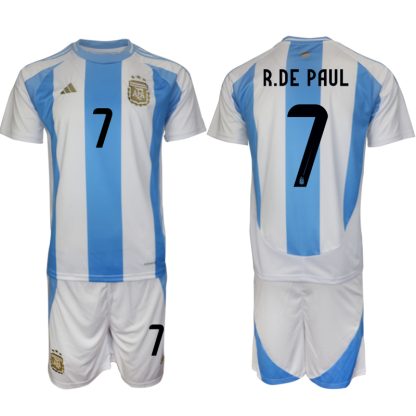 Kupiti-Novo-Poceni-Moski-Nogometni-dresi-Argentina-Domaci-Copa-America-2024-Rodrigo-de-Paul-7