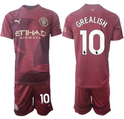 Kupiti-Novo-Poceni-Moski-Nogometni-dresi-Kompleti-Manchester-City-Tretji-2024-2025-Jack-Grealish-10