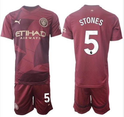 Kupiti-Novo-Poceni-Moski-Nogometni-dresi-Kompleti-Manchester-City-Tretji-2024-2025-John-Stones-5