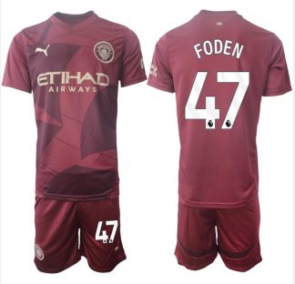 Kupiti-Novo-Poceni-Moski-Nogometni-dresi-Kompleti-Manchester-City-Tretji-2024-2025-Phil-Foden-47