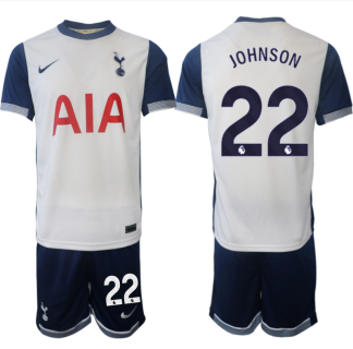 Kupiti-Novo-Poceni-Moski-Nogometni-dresi-kompleti-Tottenham-Hotspur-Domaci-2024-25-Brennan-Johnson-22