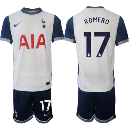 Kupiti-Novo-Poceni-Moski-Nogometni-dresi-kompleti-Tottenham-Hotspur-Domaci-2024-25-Cristian-Romero-17