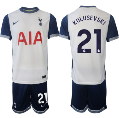 Kupiti-Novo-Poceni-Moski-Nogometni-dresi-kompleti-Tottenham-Hotspur-Domaci-2024-25-Dejan-Kulusevski-21