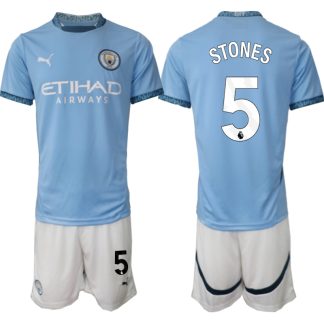 Kupiti-prodajo-Moski-Nogometni-dresi-Kompleti-Manchester-City-Domaci-2024-2025-John-Stones-5