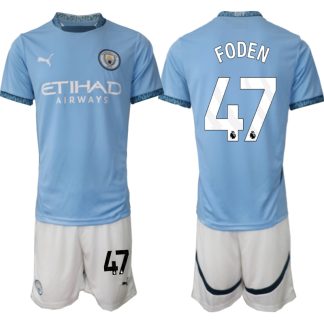 Kupiti-prodajo-Moski-Nogometni-dresi-Kompleti-Manchester-City-Domaci-2024-2025-Phil-Foden-47