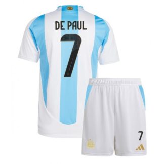 Kupiti-prodajo-Otroski-Nogometni-dresi-za-otroke-Argentina-Domaci-Copa-America-2024-Rodrigo-de-Paul-7